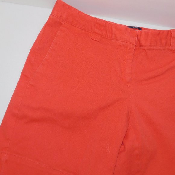 Womens Jean Bermuda Shorts Size 4 Orange - Picture 3 of 6